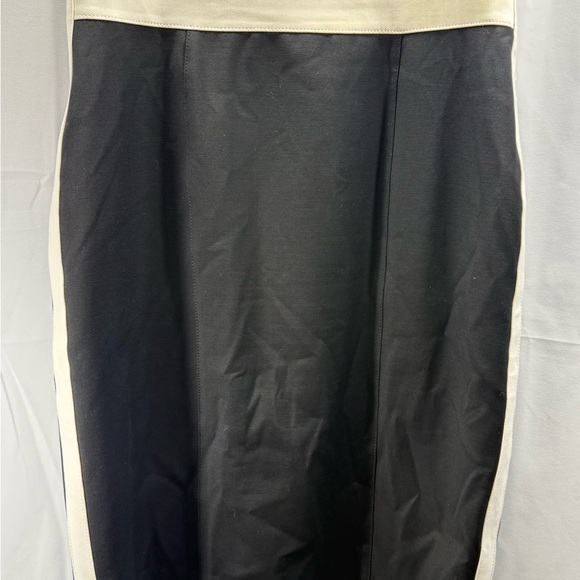 White House Black Market Sleeveless Black and White Dress Size 8 - Picture 2 of 7